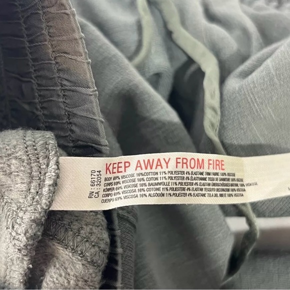 Daily Practice Anthropologie Women's Moss Green Ruched Slouchy Pants Size XS - Picture 7 of 10